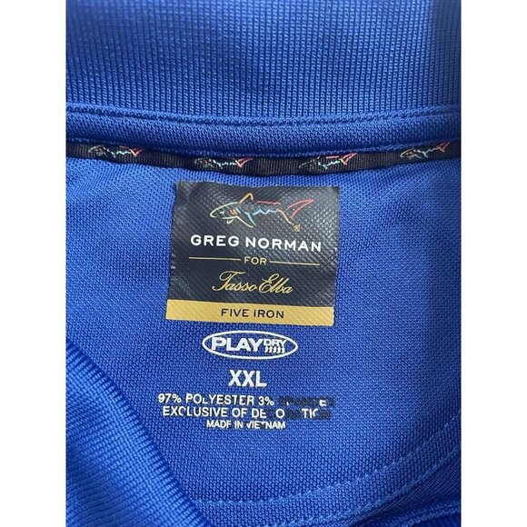 Greg Norman For Tasso Elba - Five Iron Play Dry - Polo Shirt - Men’s XXL - Picture 4 of 5
